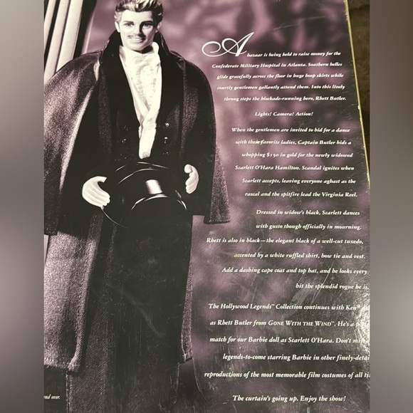 Barbie Rhett Butler NIB - Picture 3 of 5